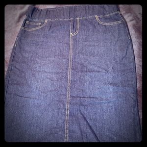 Denim skirt
